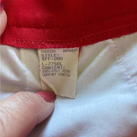 Vintage Tail Red High Waist Comfort Stretch Shorts, Size 8, Golf Tennis - Picture 5 of 6